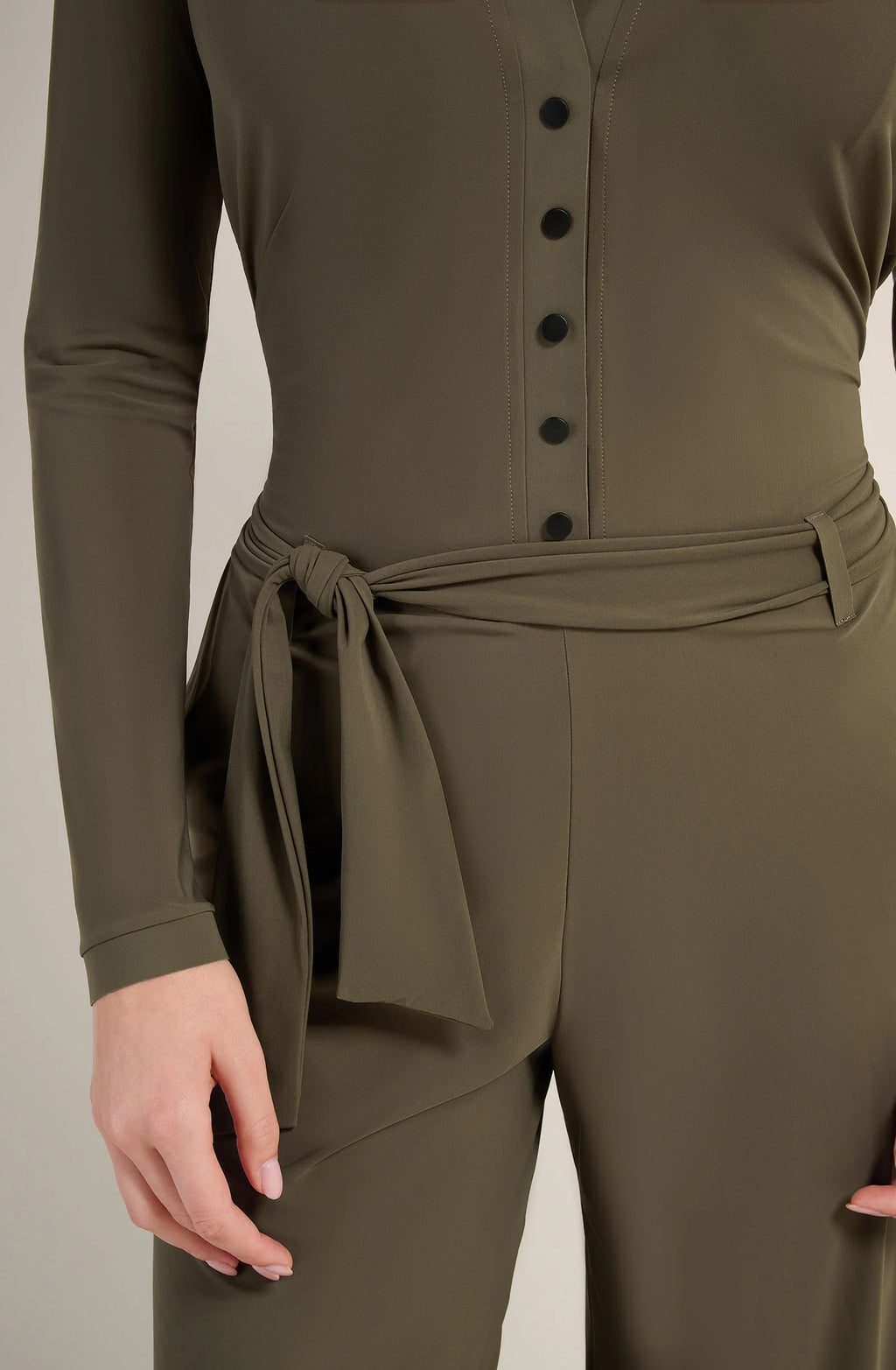 colbi Black long-sleeved jumpsuit
