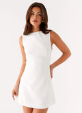 Robe courte Lulita - Blanche