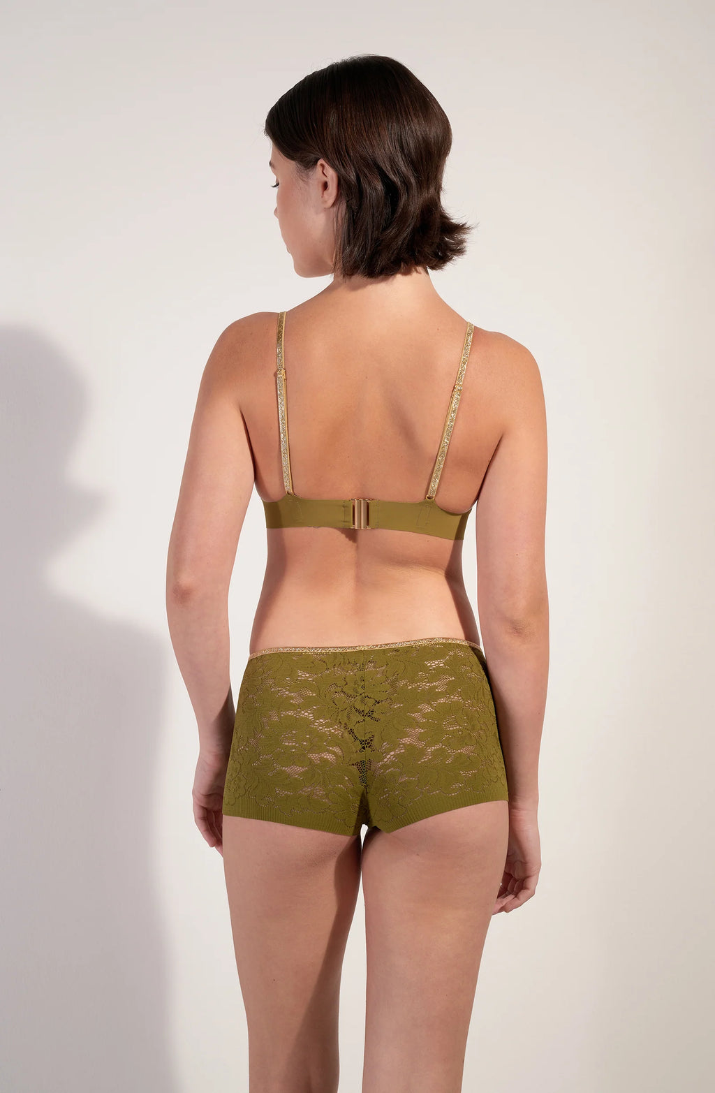 Soutien-gorge en dentelle Triangle Lurex Swann