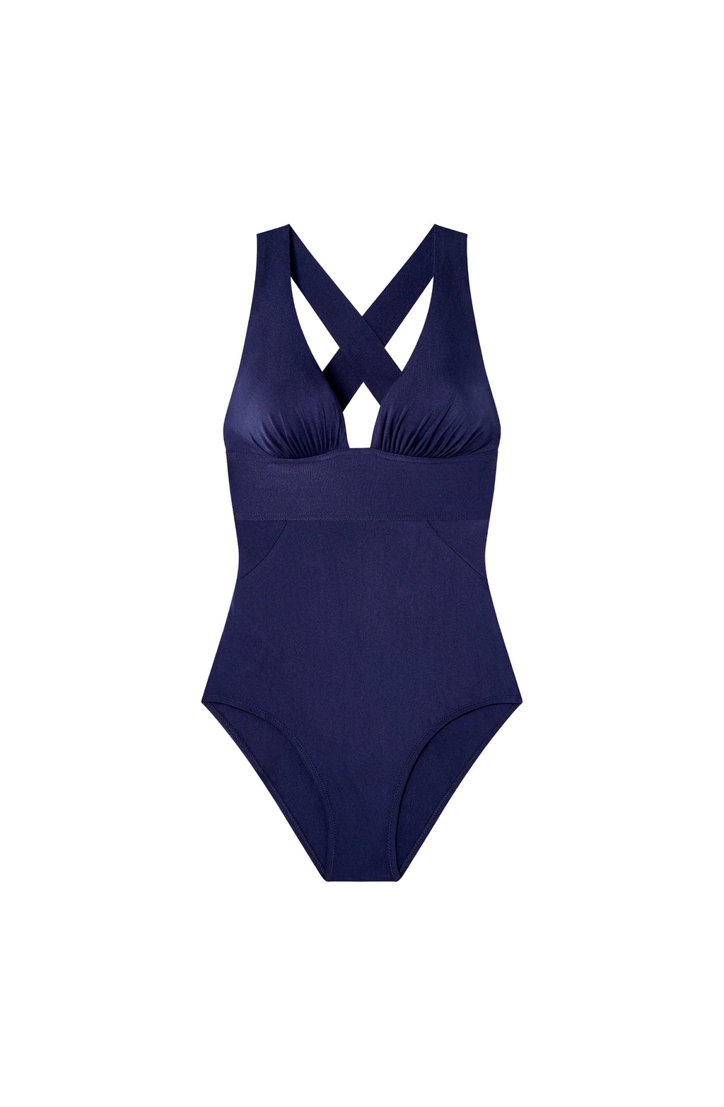 capri Raspberry crossed racerback swimsuit