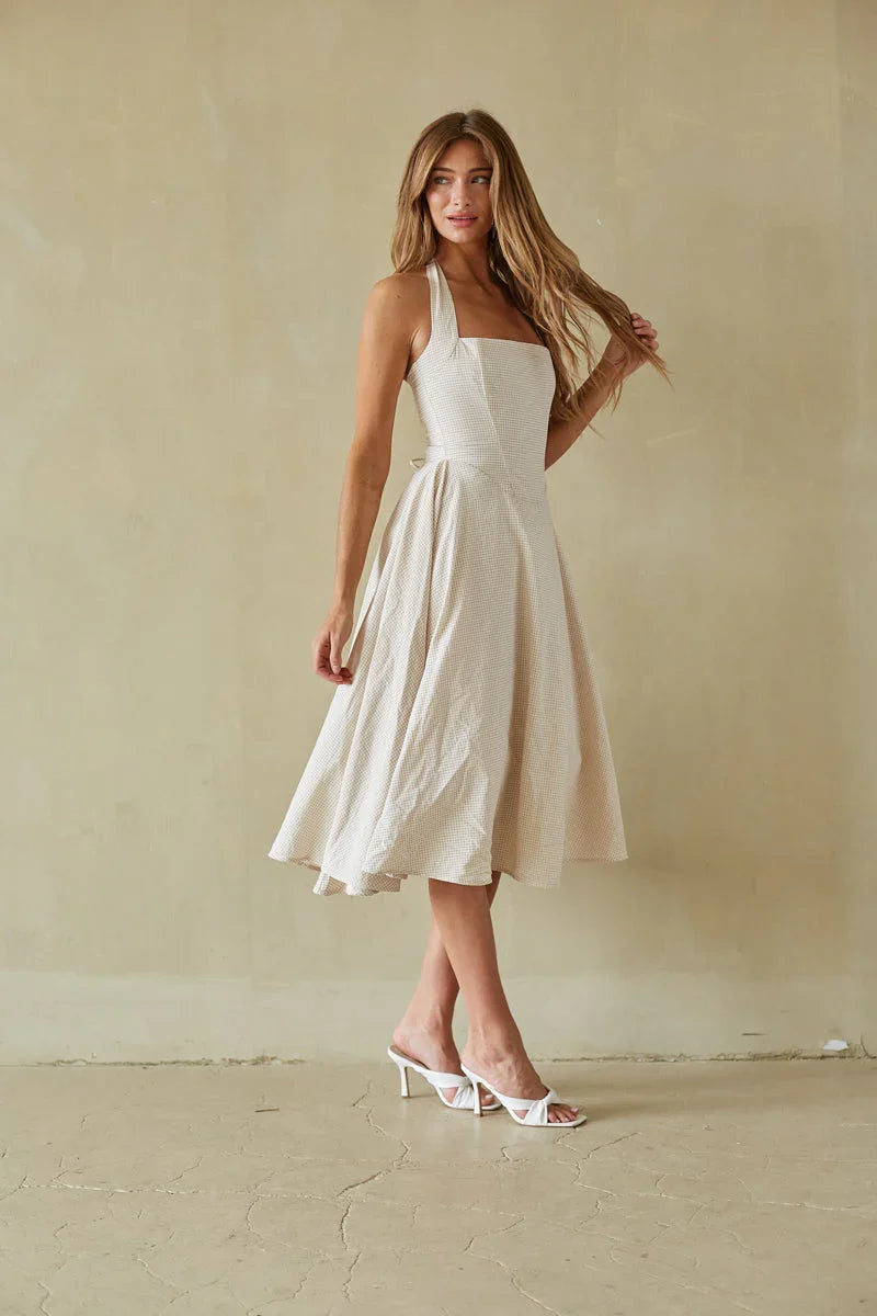 Robe midi Dorothy Gingham