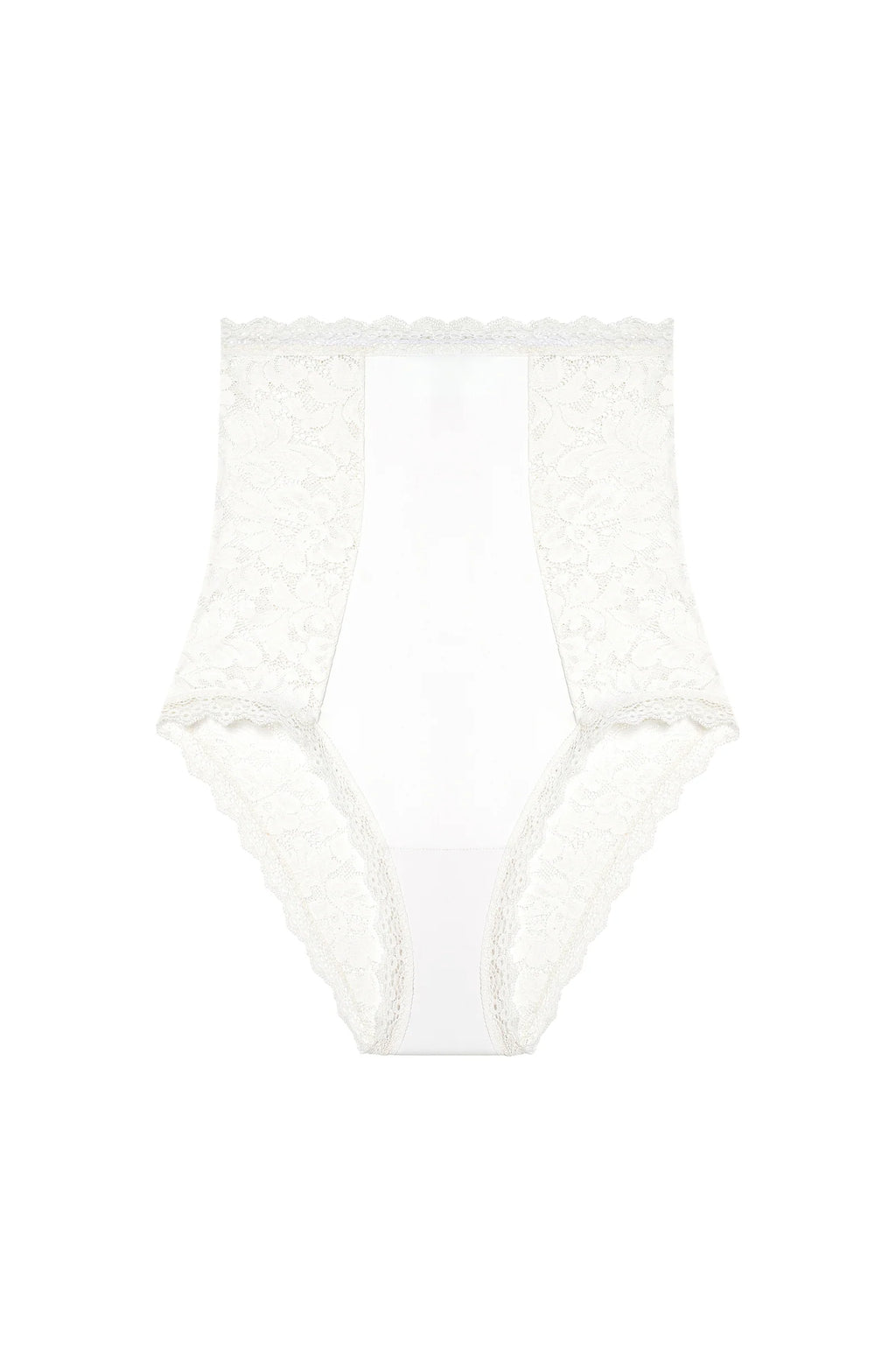 culotte taille haute en dentelle
