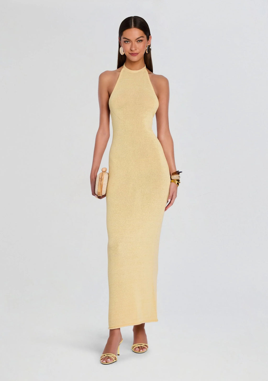 Robe longue en tricot Keri