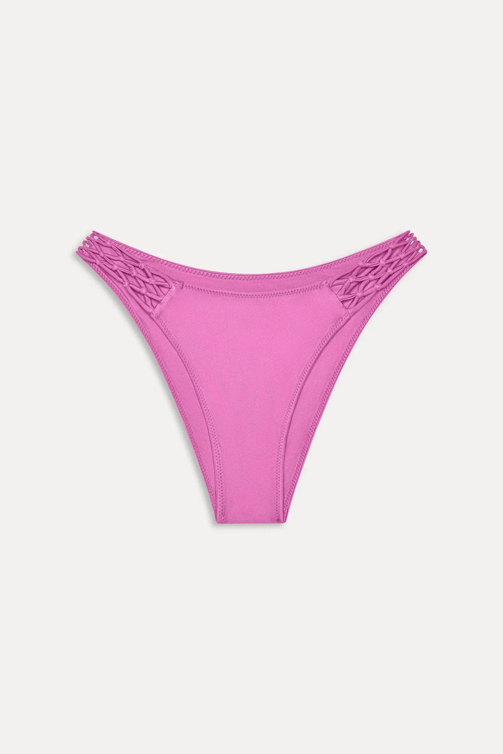 Bas de bikini en satin Dove - Rose Capri