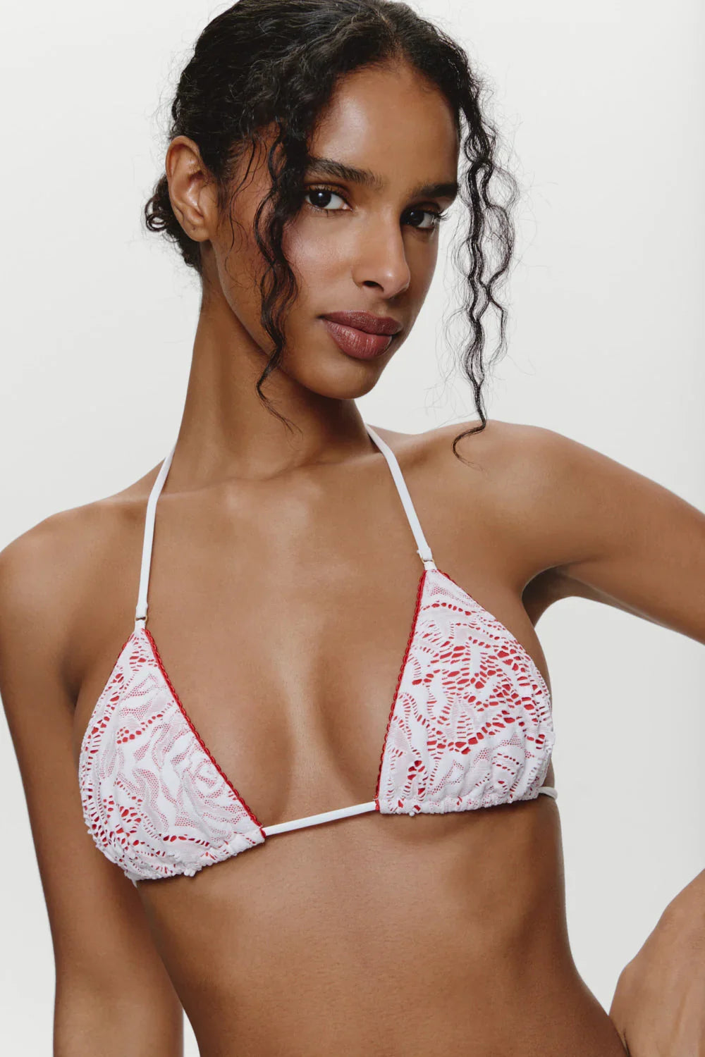 Haut de bikini dos nu Nick Triangle - Sweet Bloom