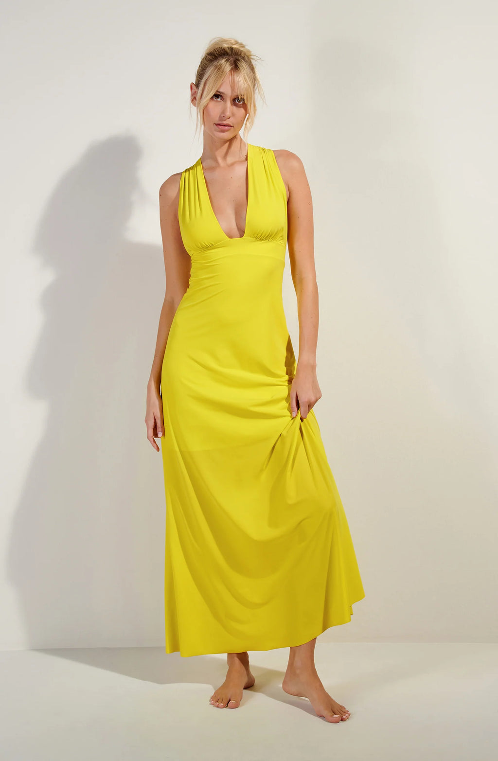 reena White long dress