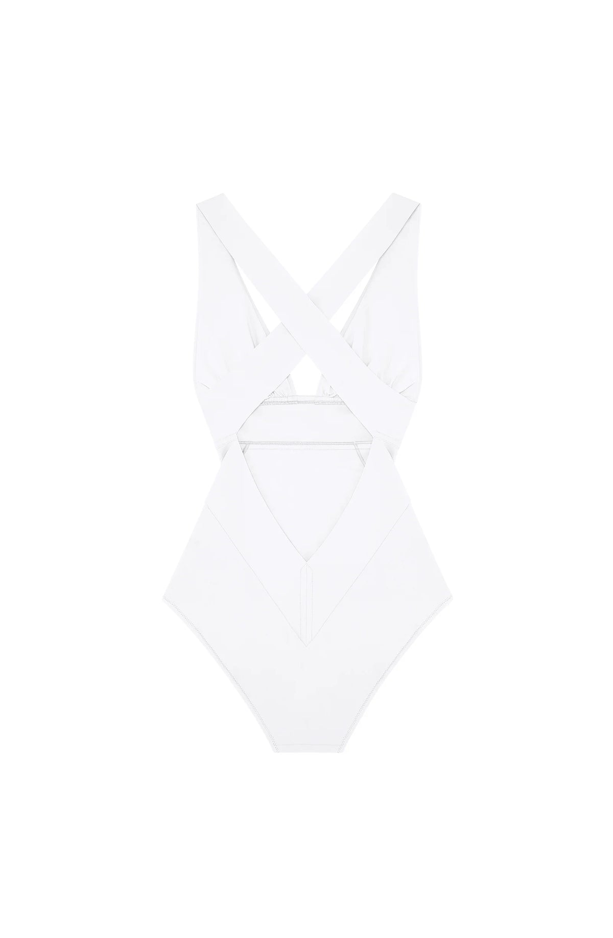capri Jade back-crossed one-piece swimsuit