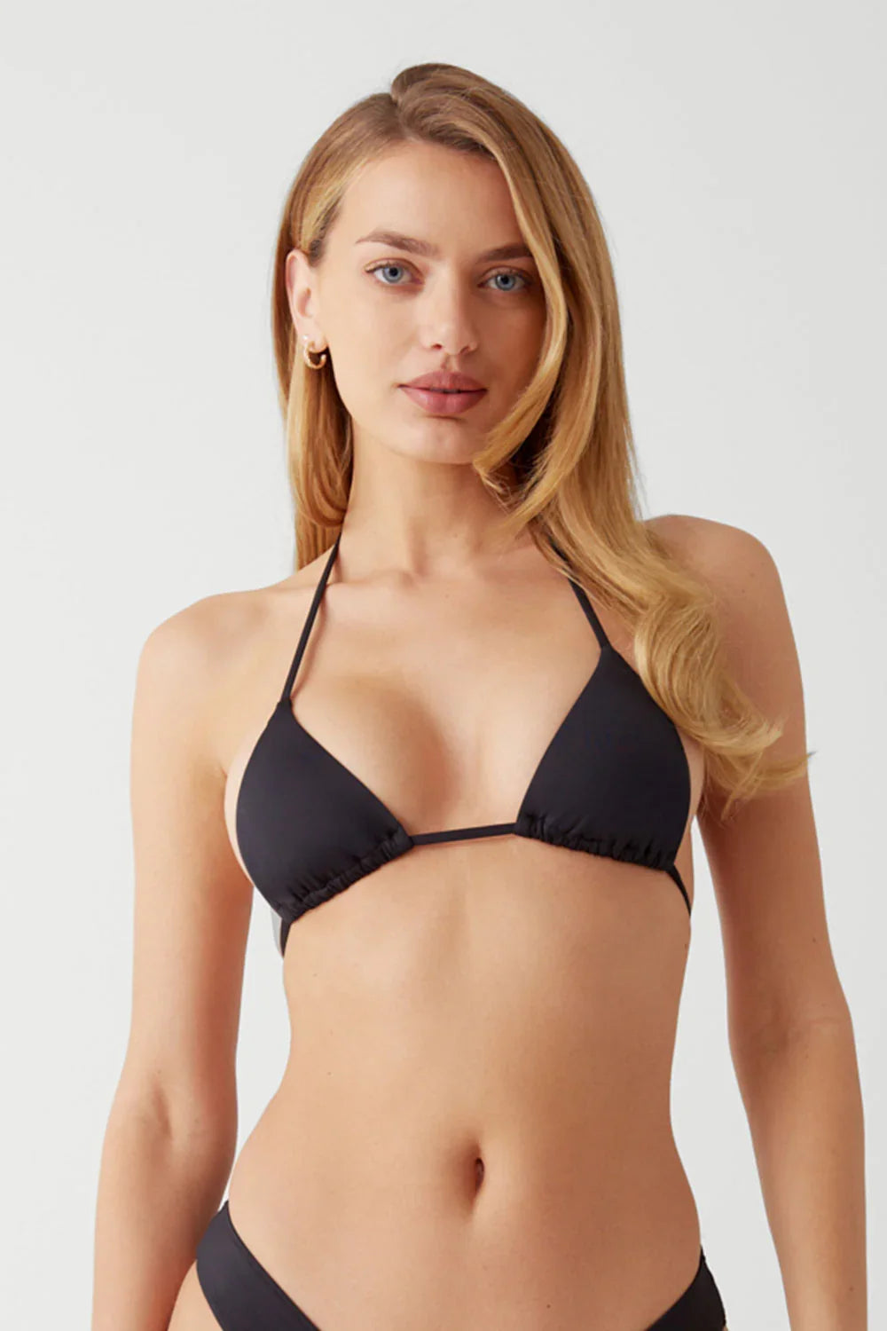 Haut de bikini triangle Nick String - Noir