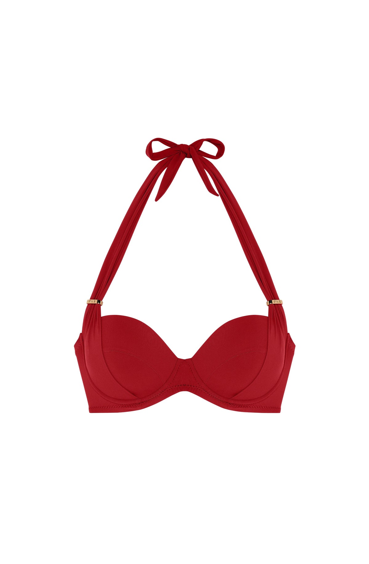 lisia Purple half-cup underwired bikini top