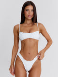 Haut de maillot de bain Charlott ivoire