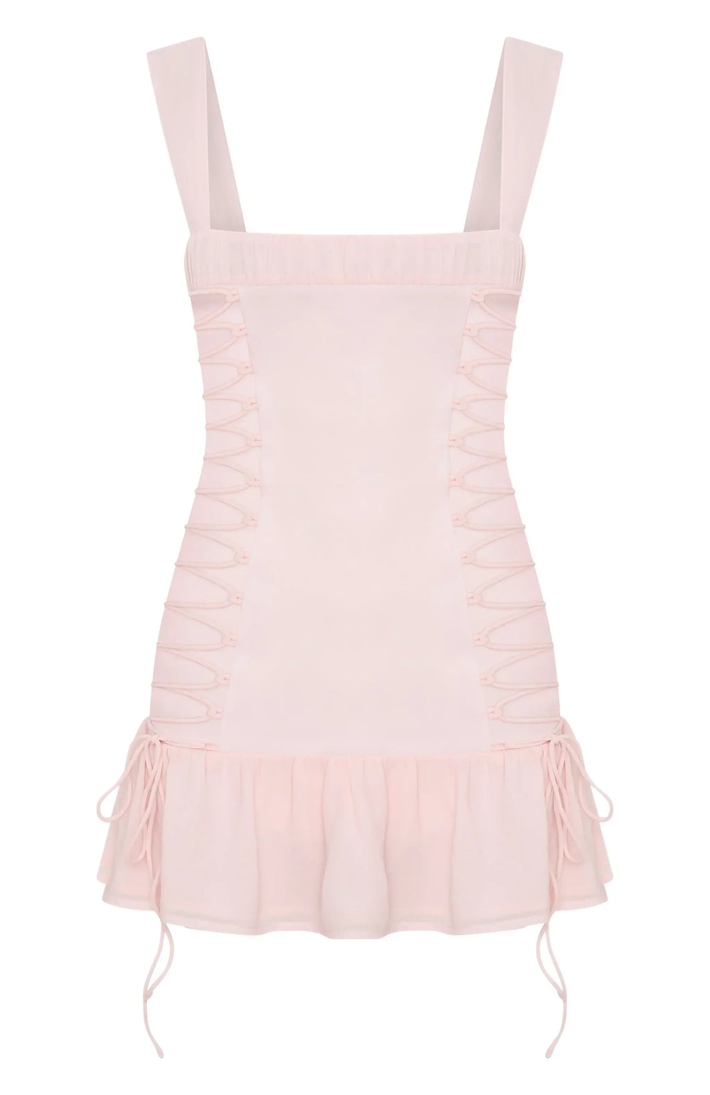 Rush In Mini Dress Baby Pink