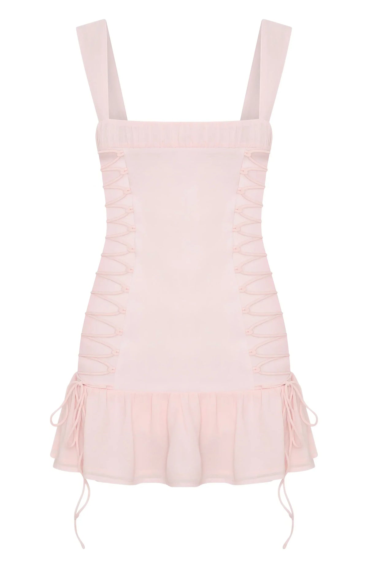 Rush In Mini Dress Baby Pink