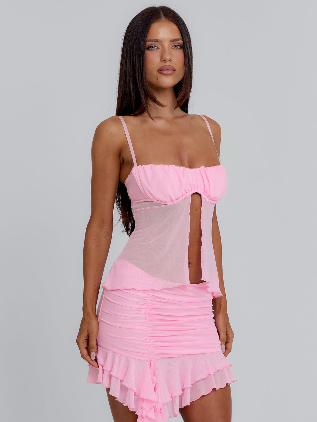 Haut Noella rose bébé