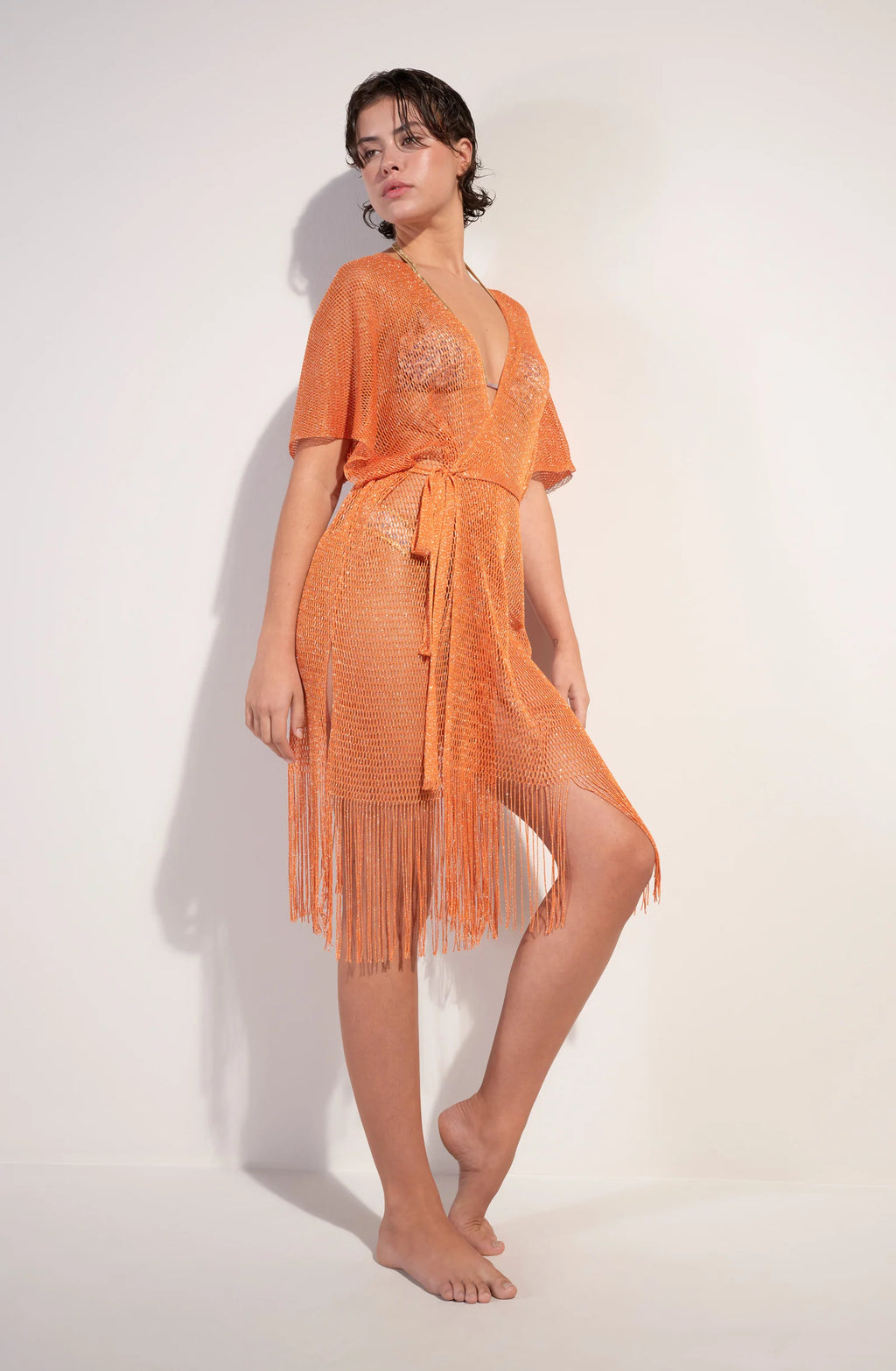 Veste kimono Vita orange
