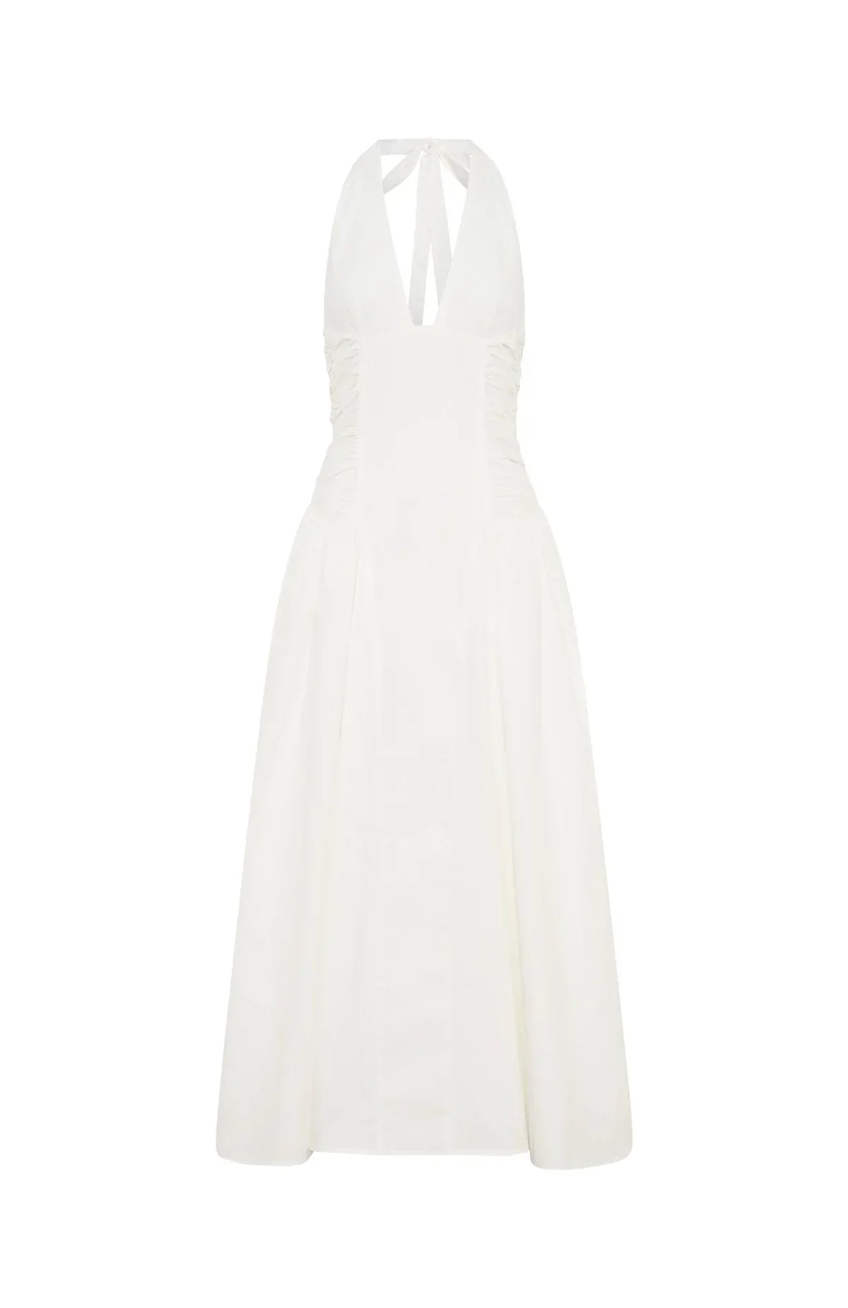Robe midi dos nu "Tinsel Trouble" blanche