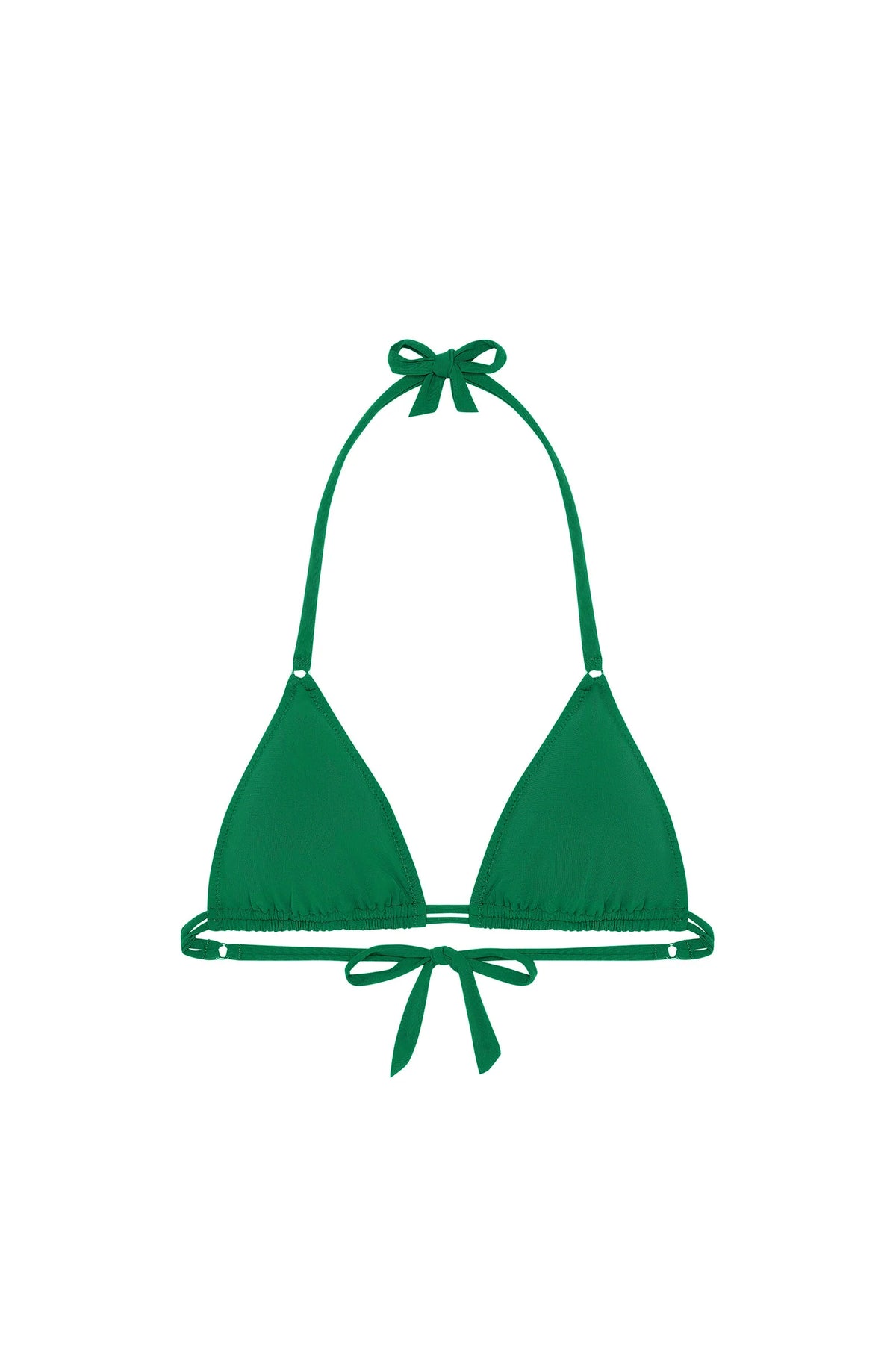 helia Raspberry triangle bikini top