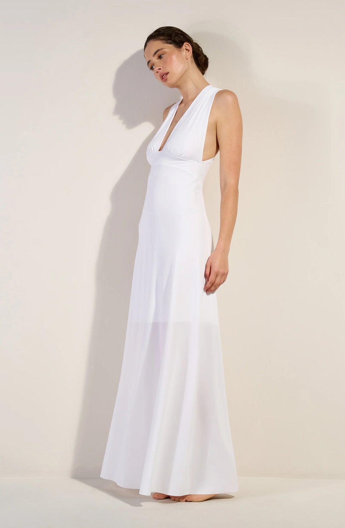 reena White long dress
