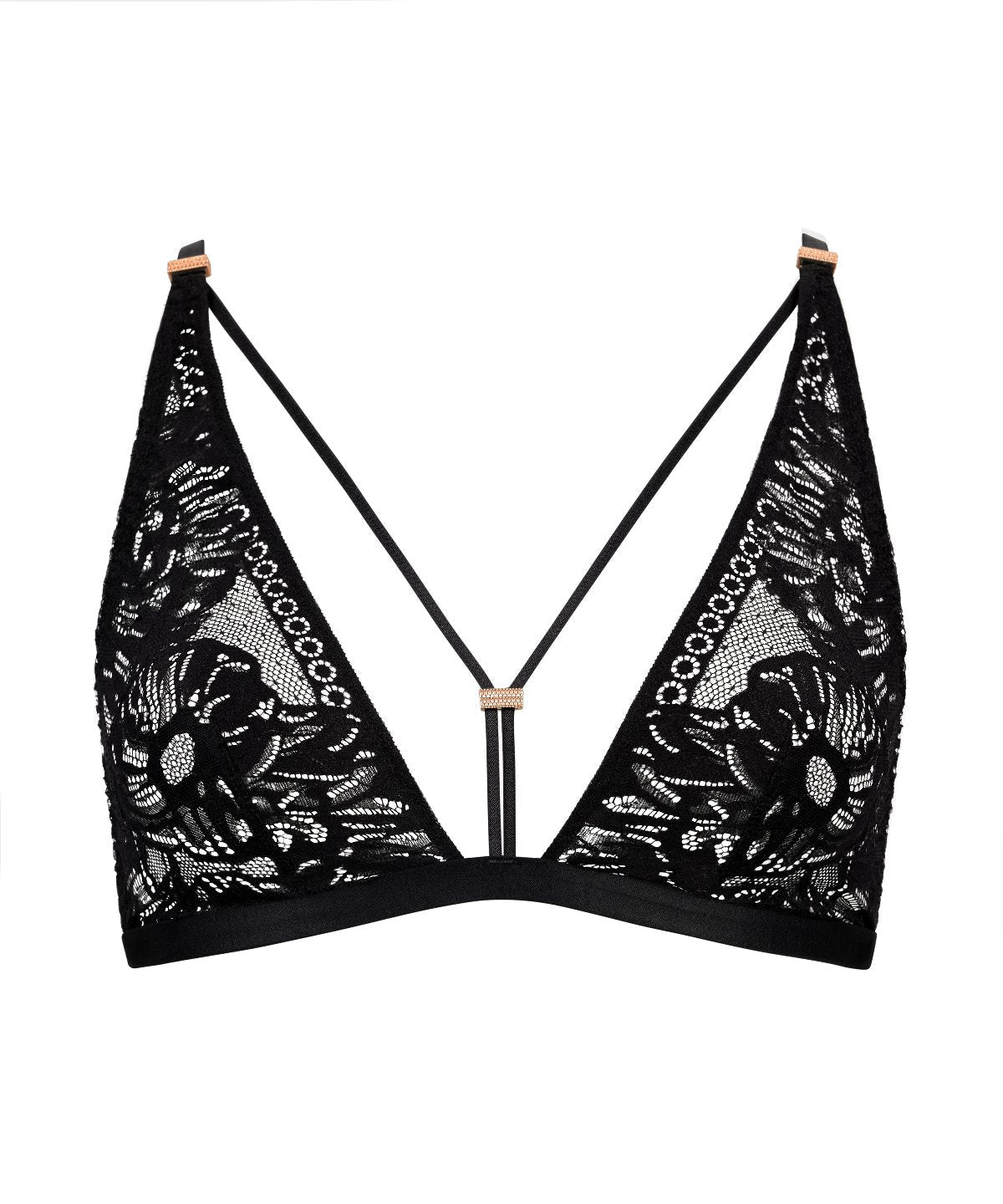 Love Soul Soutien-gorge triangle bralette noir
