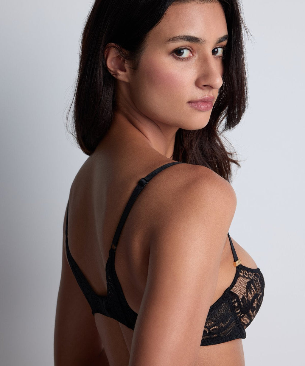 Love Soul Soutien-gorge corbeille avec armatures Noir