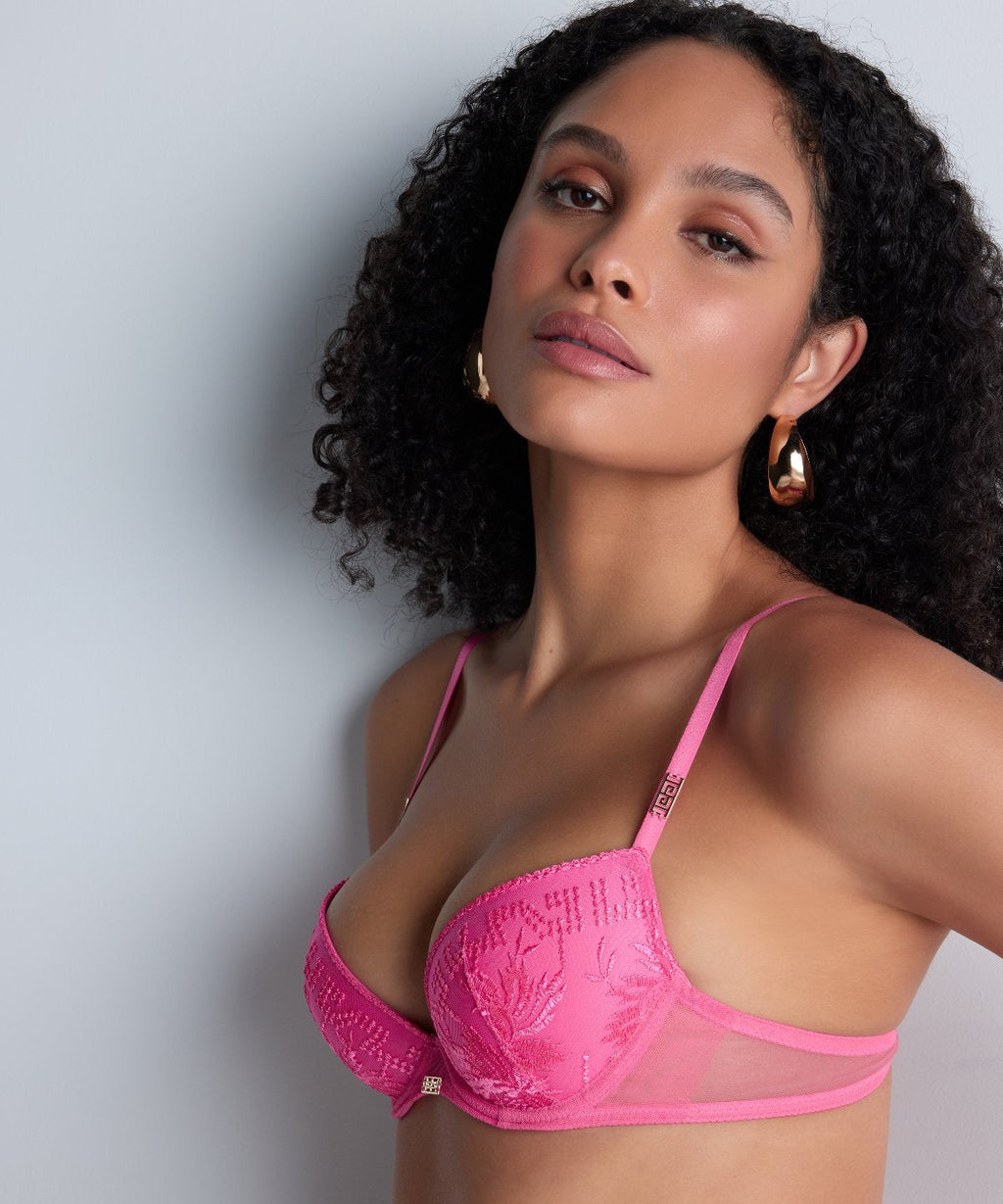Rules of Attraction Soutien-gorge Push-up coques rose excitant