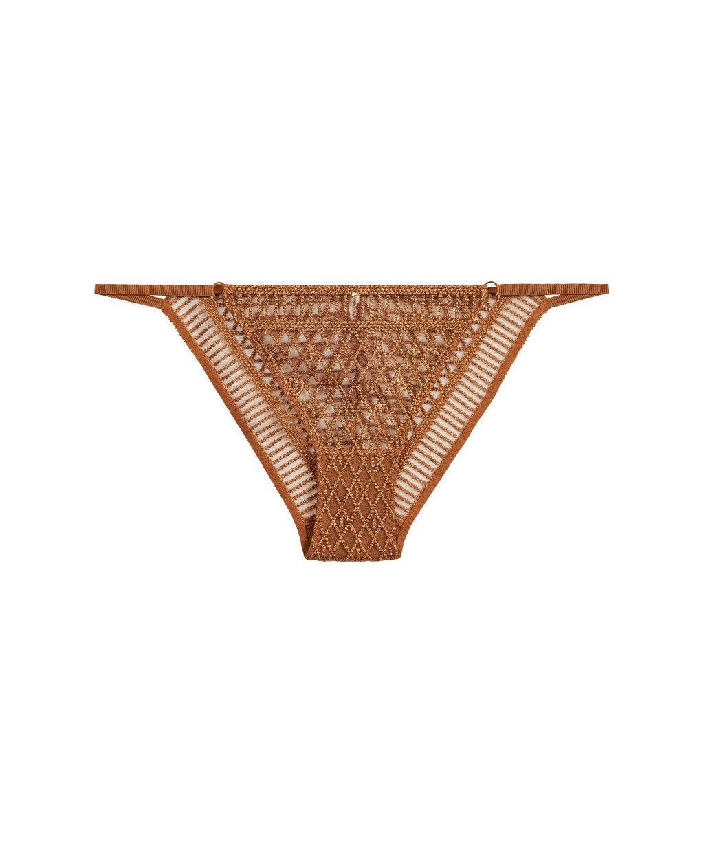 Culotte taille basse Stardust Dream Or ambré
