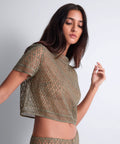 Stardust Dream Top manches courtes Nile Green