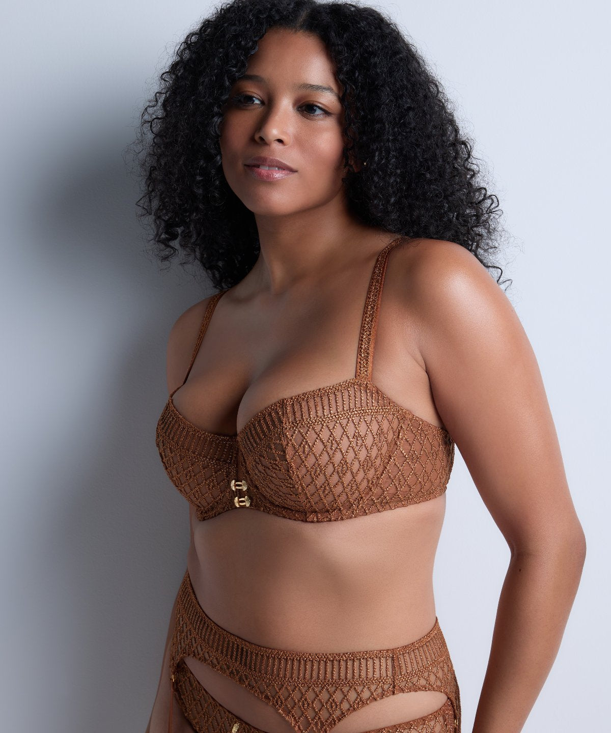 Stardust Dream Soutien-gorge corbeille avec armatures Amber Gold