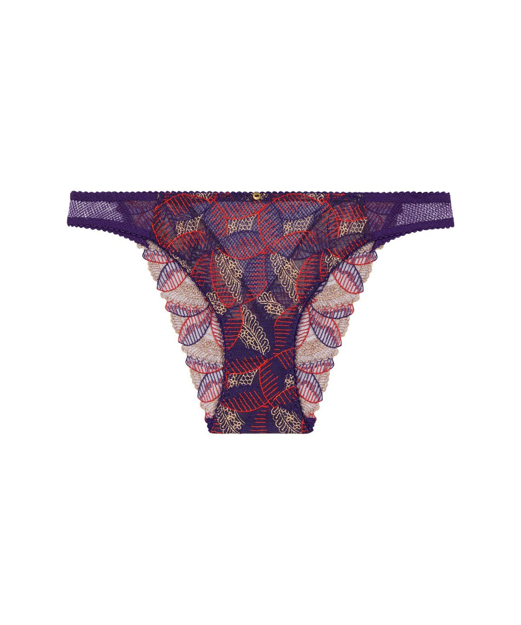 Célébration de la vie Culotte taille basse Violet vif