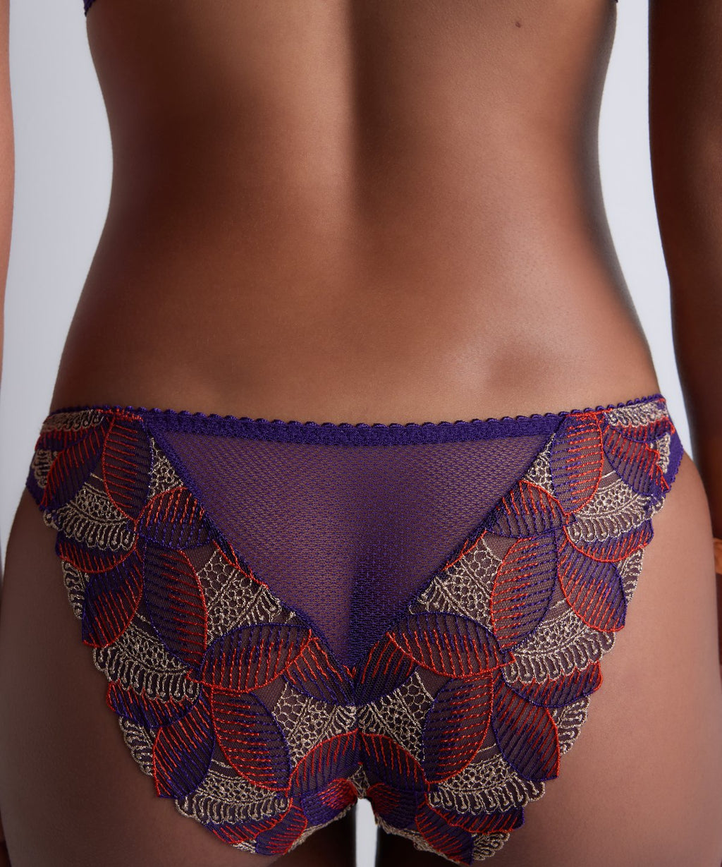 Célébration de la vie Culotte taille basse Violet vif