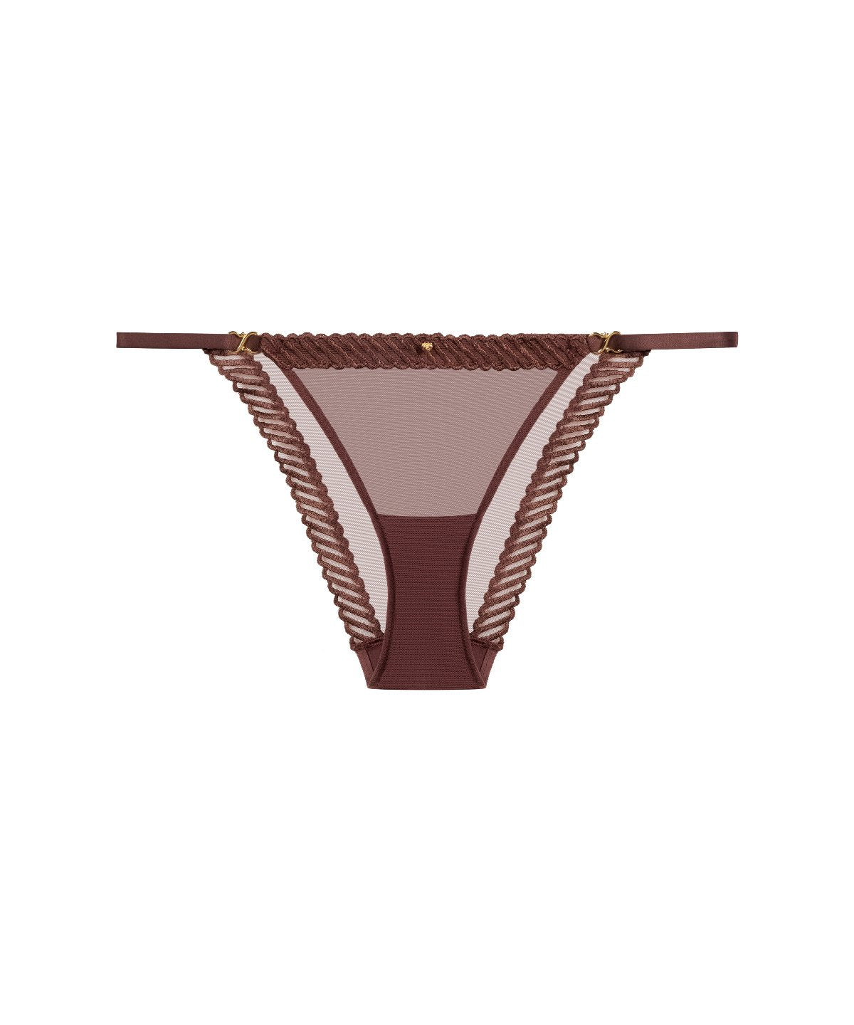 Culotte taille basse Sheer Emotion Sepia