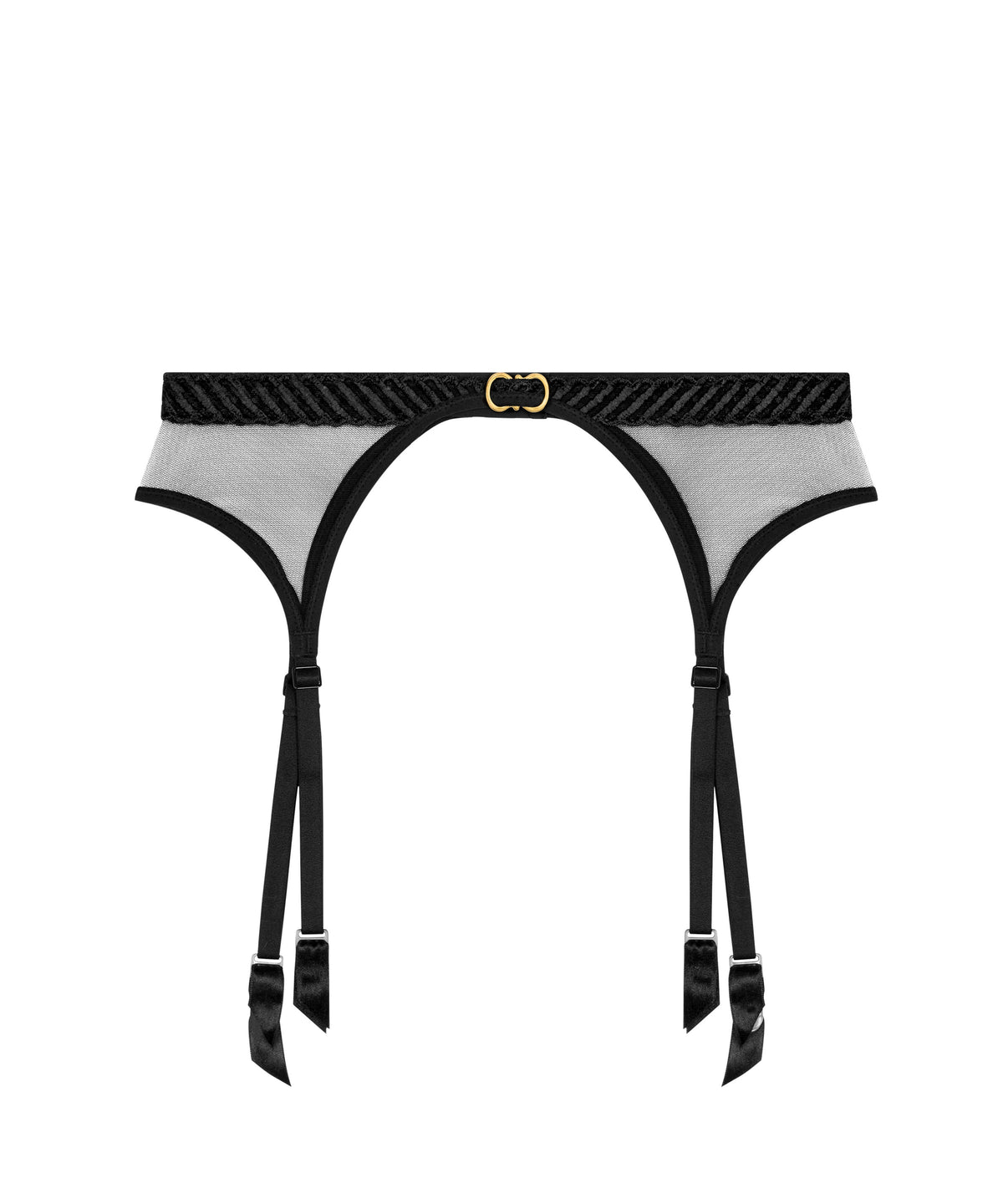 Sheer Emotion Porte-jarretelles Noir