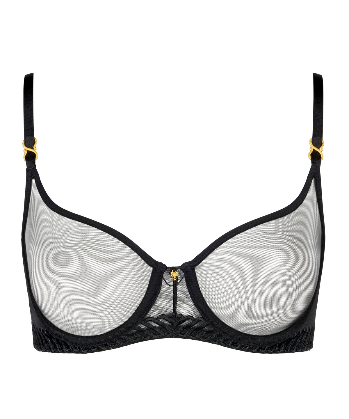 Sheer Emotion Soutien-gorge corbeille à armatures Noir