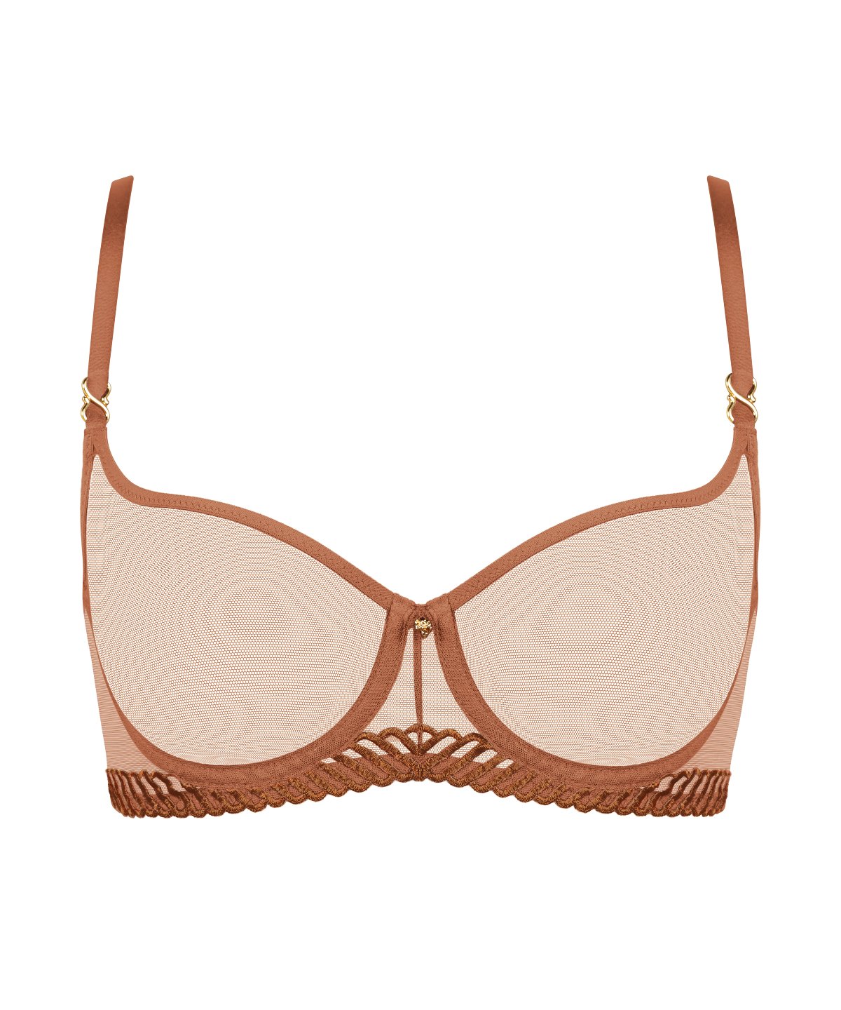 Sheer Emotion Soutien-gorge corbeille avec armatures Honey