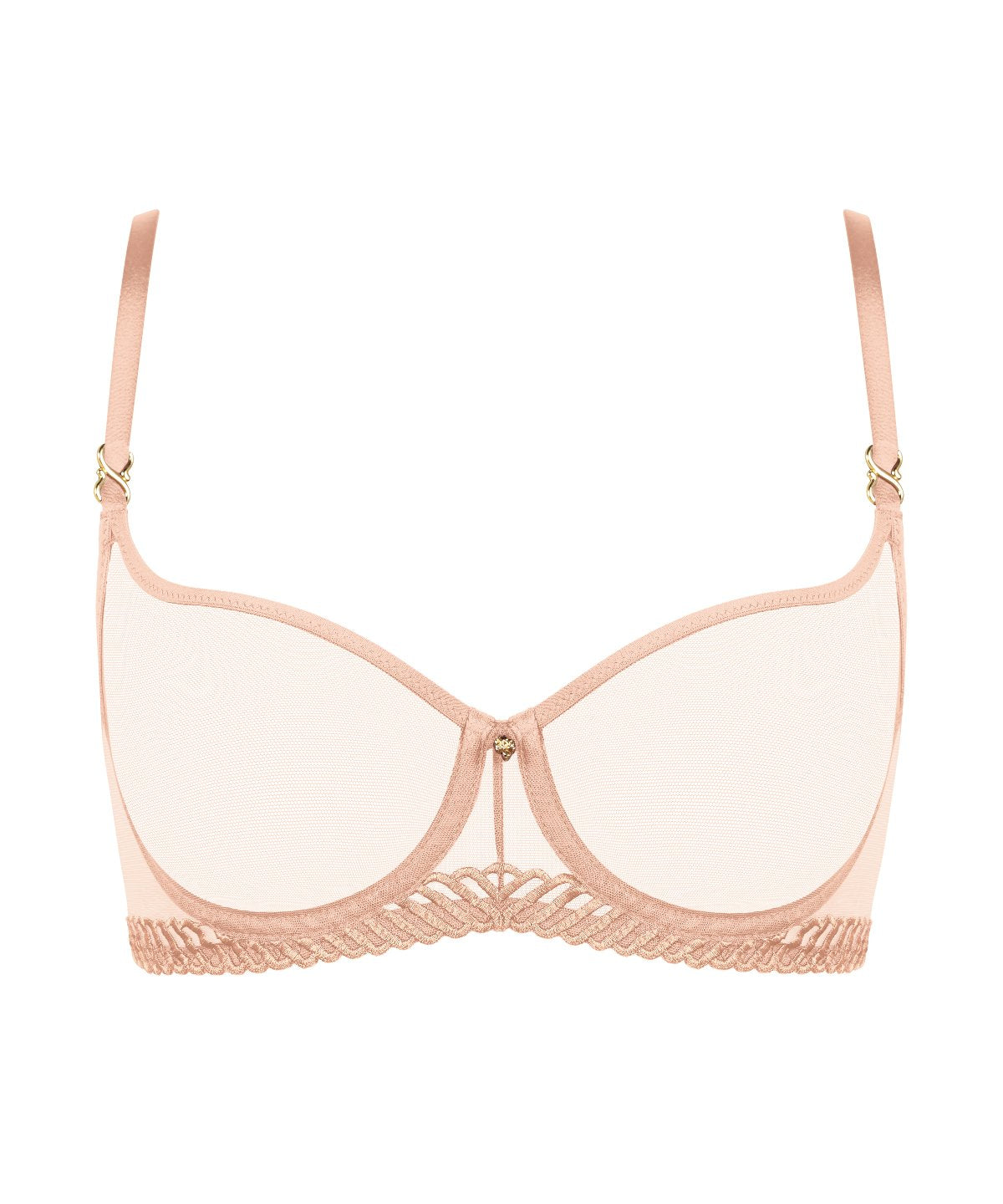 Sheer Emotion Underwired Full Cup Bra Sand