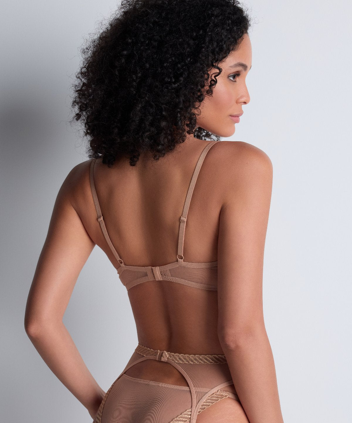 Sheer Emotion Underwired Full Cup Bra Sand