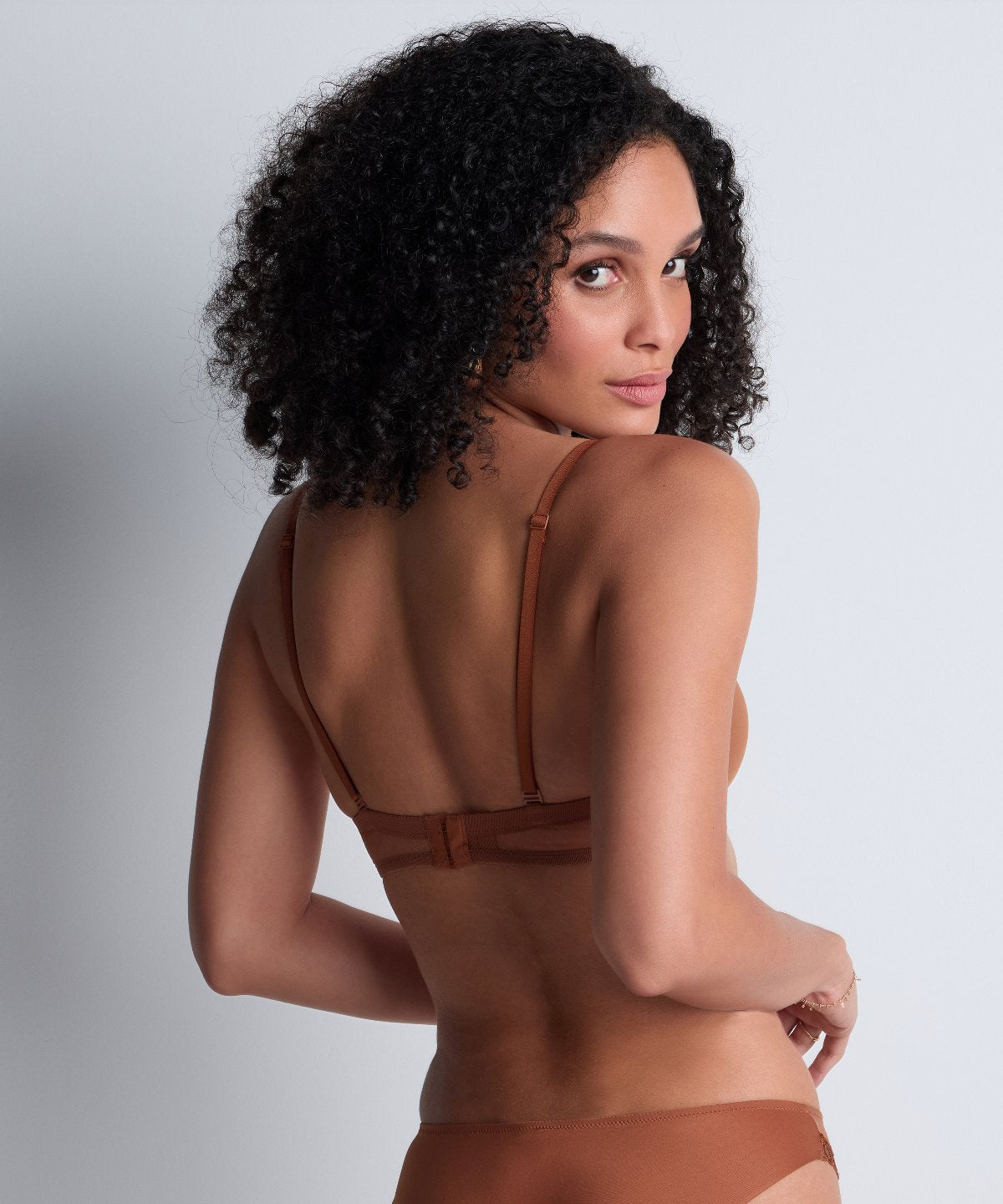 Sheer Emotion Soutien-gorge bandeau décolleté Honey