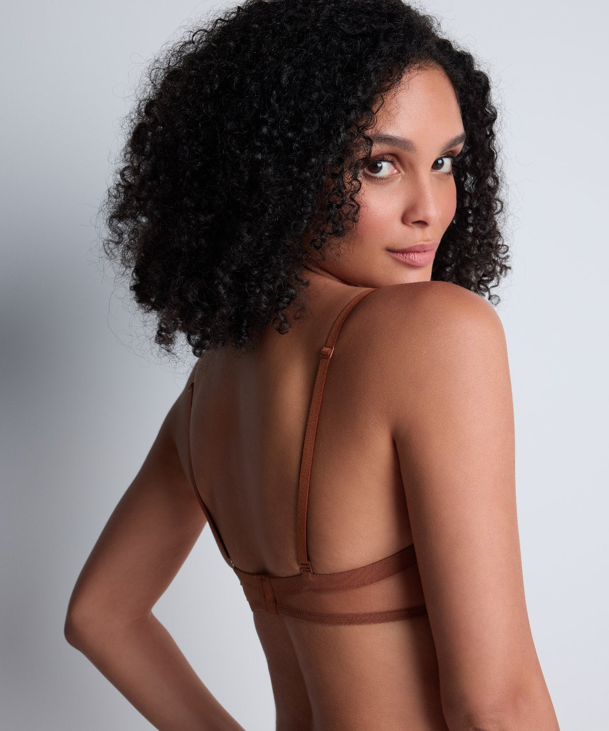Sheer Emotion Soutien-gorge bandeau décolleté Honey