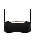 Sparkling Treasure Haut de maillot de bain Bandeau souple Black