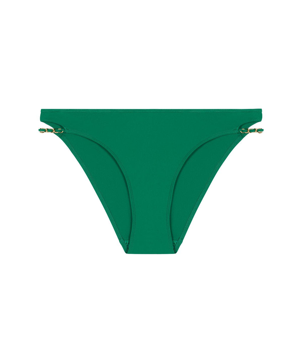 Bas de maillot de bain brésilien Sparking Treasure Vert Palmier