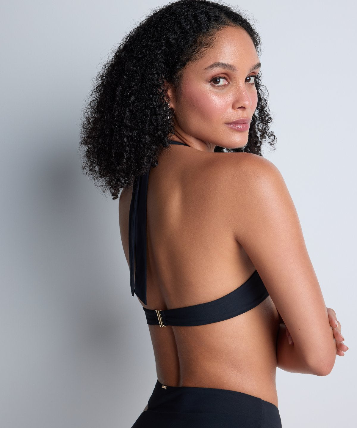 Haut de maillot de bain push-up à coques Summer Essence Noir