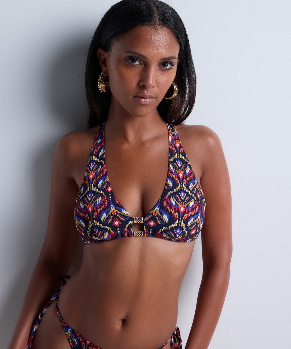 Haut de maillot de bain triangle Ikat Sunkissed Allure