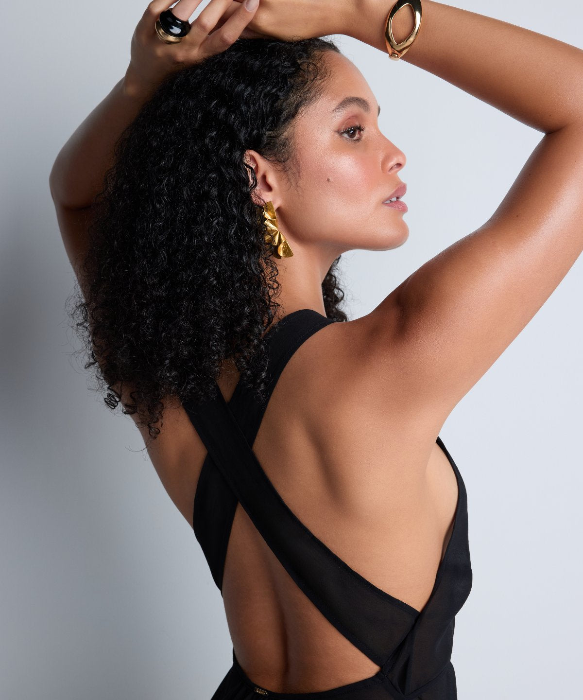 Robe de plage Beach Walk noire
