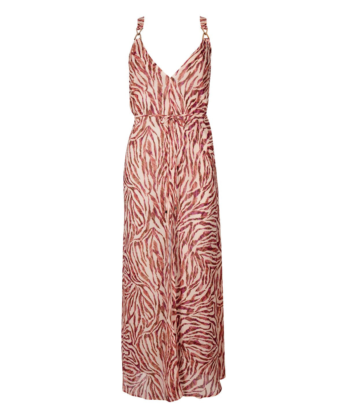 Robe de plage Tigre Rose