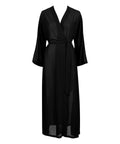 Kimono de plage noir