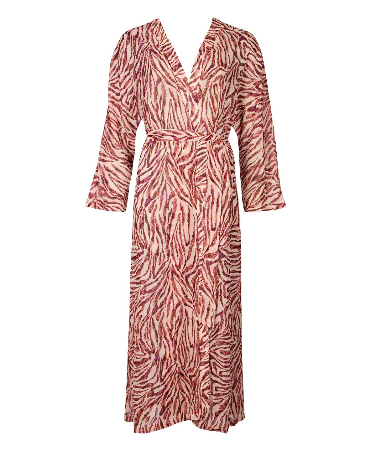 Kimono Tigre Rose Balade sur la Plage