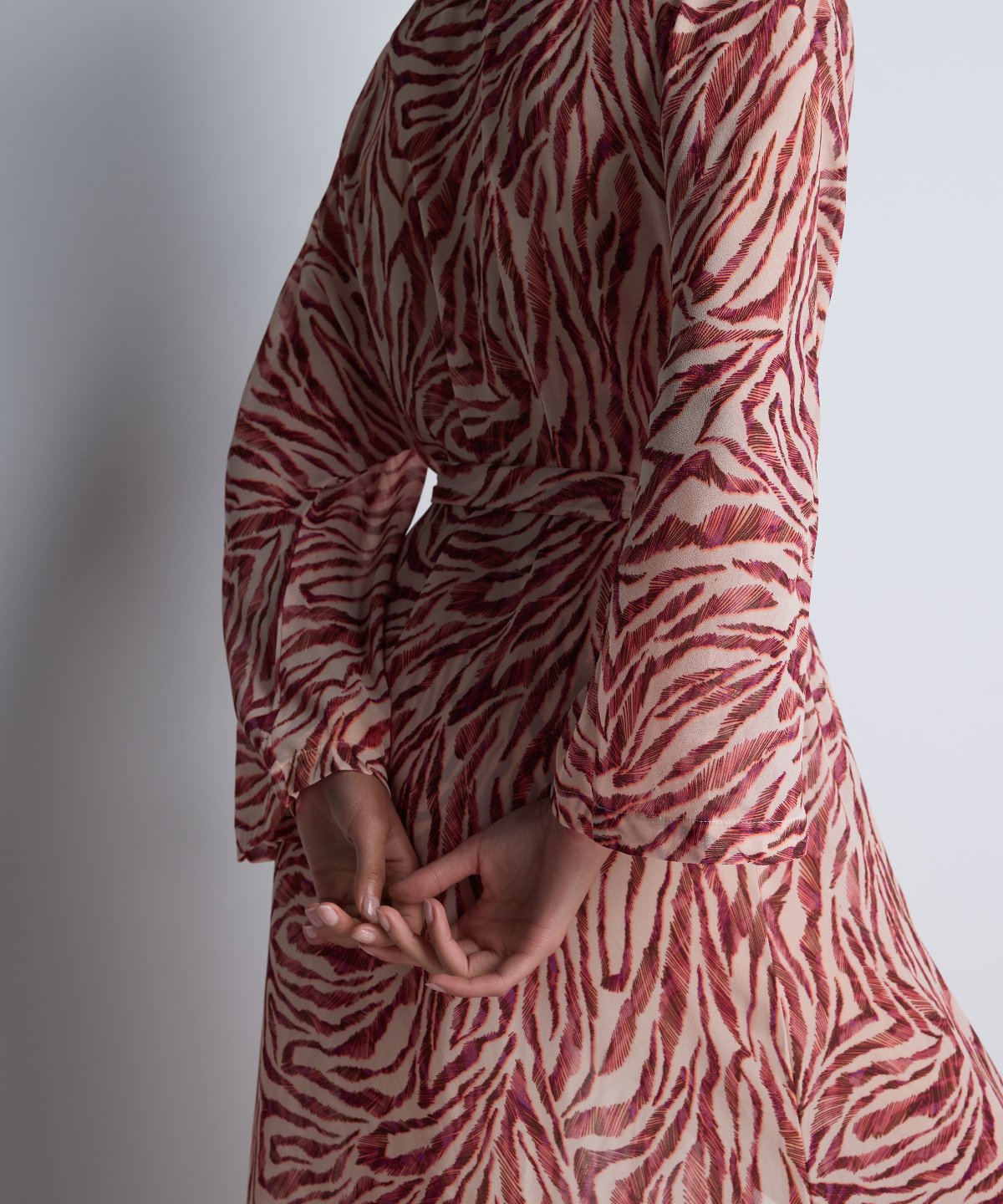 Kimono Tigre Rose Balade sur la Plage