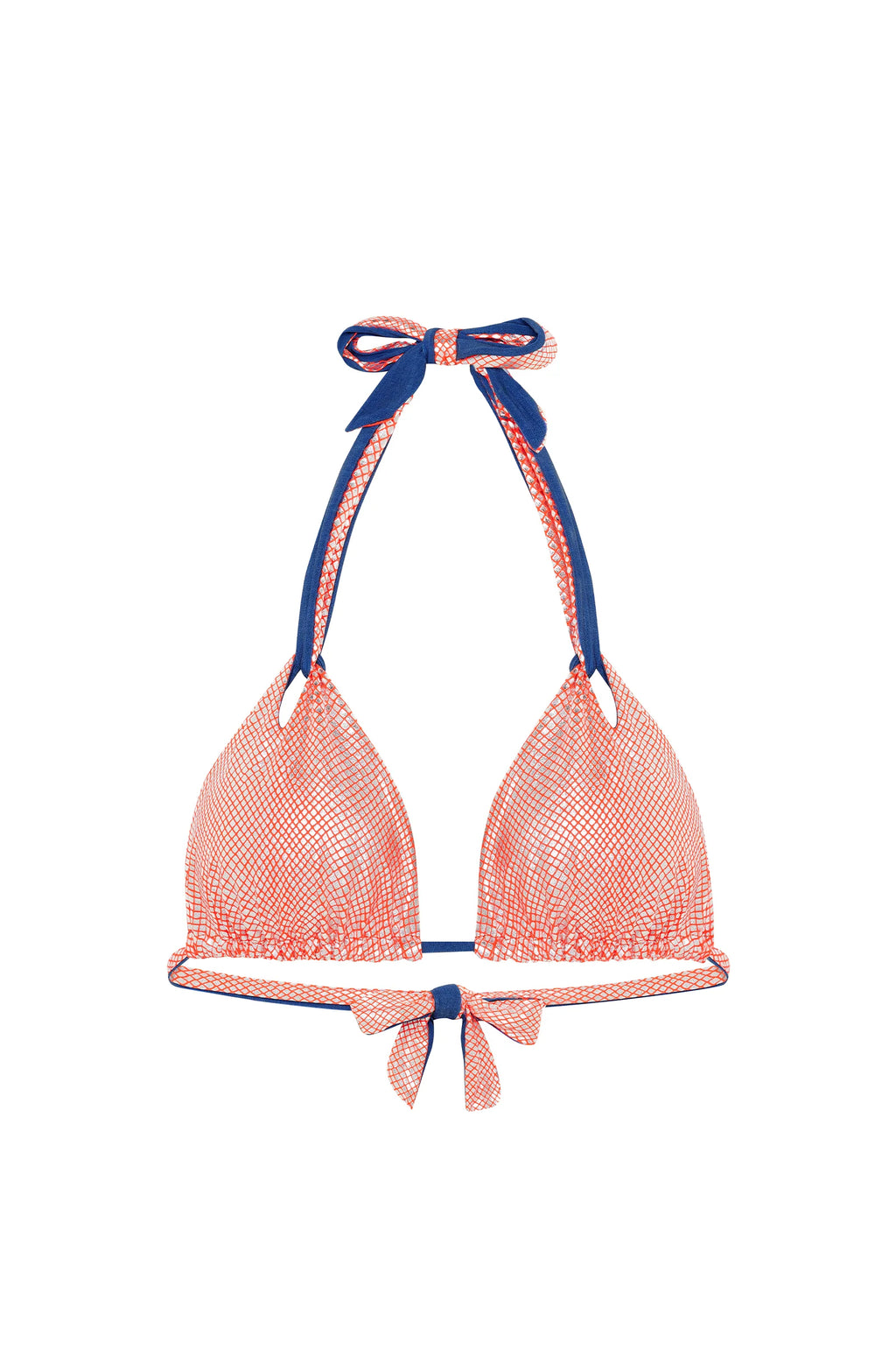 ilari Printed bikini top tied at the back
