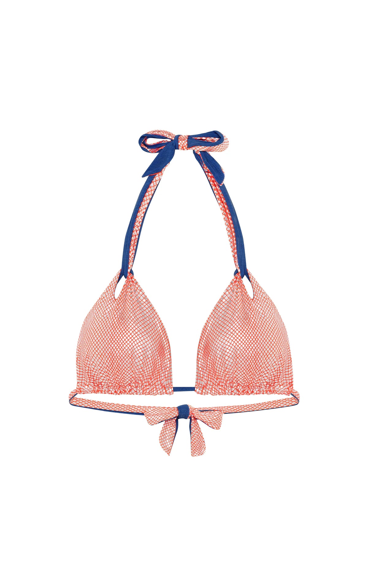 ilari Printed bikini top tied at the back