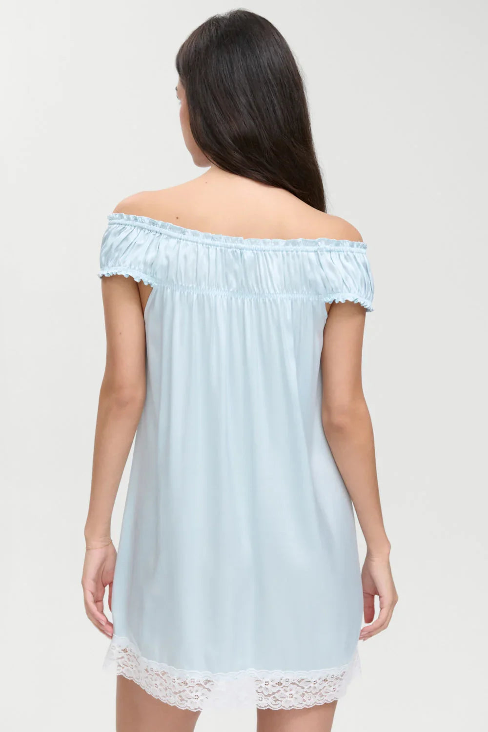Robe nuisette en soie Carlisle - Club de plage