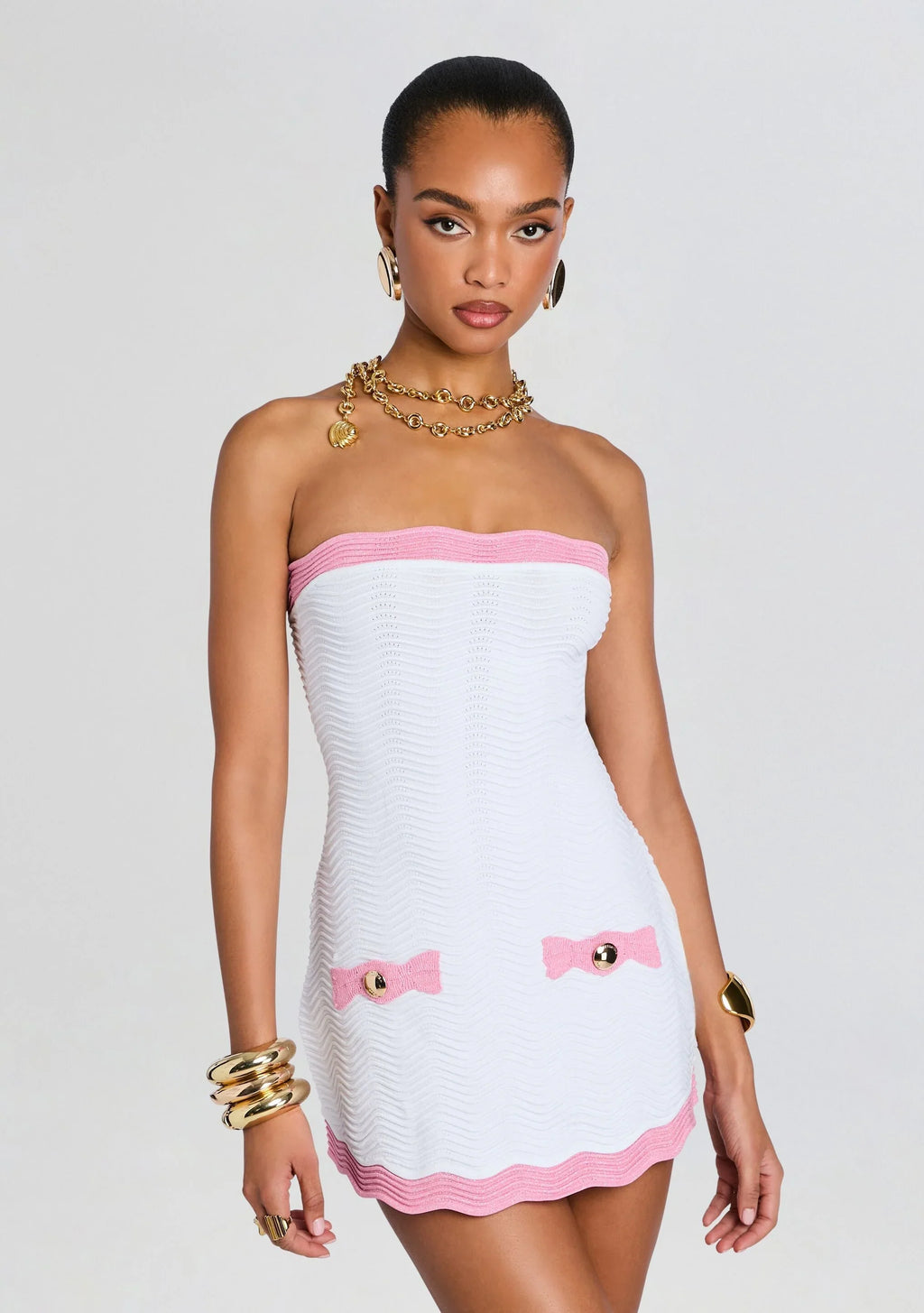 Robe en maille côtelée Mirelda